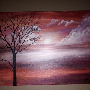 Acrylic painting on canvas